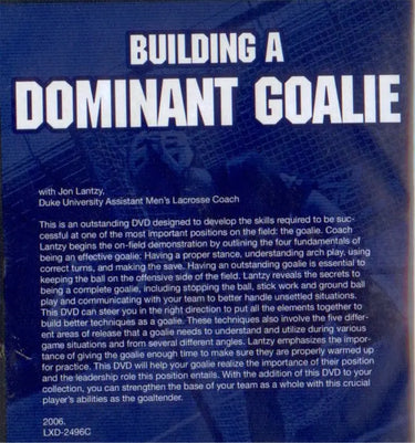 (Rental)-Building a Dominant Goalie Jon Lantzy